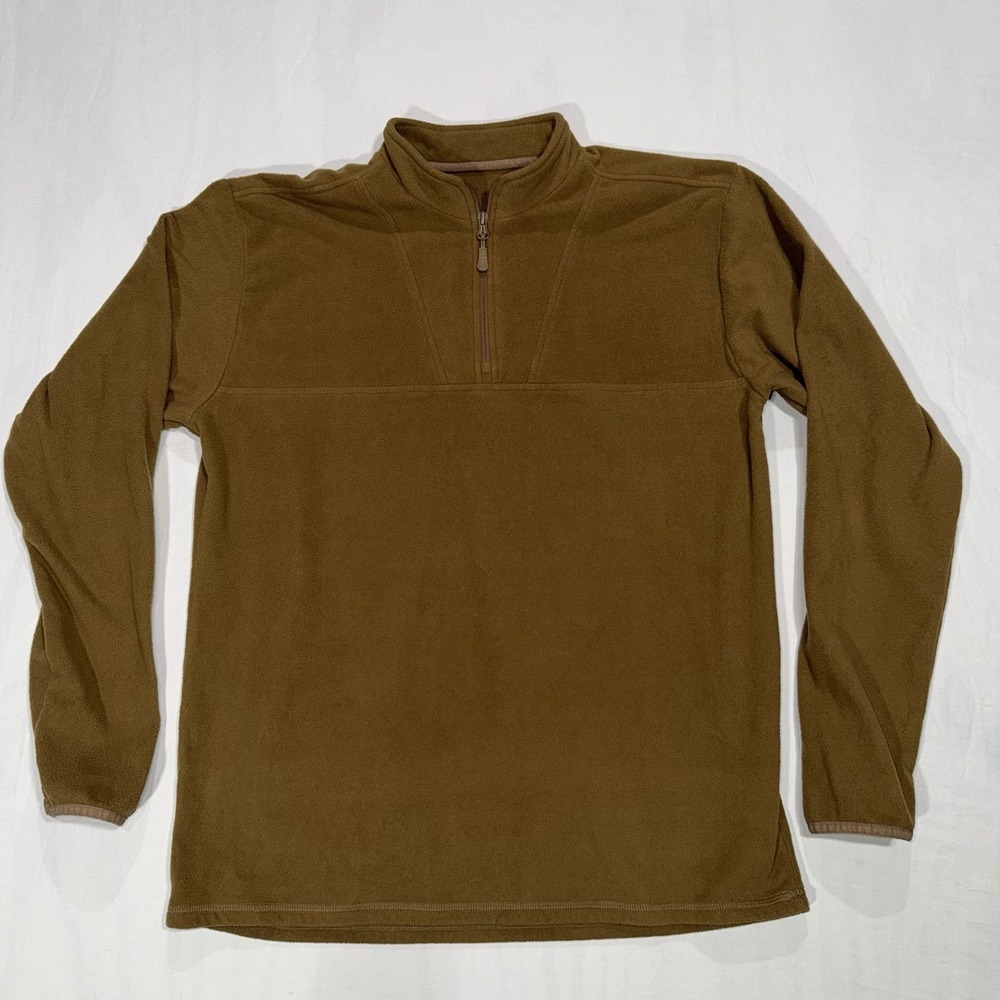 M-Tac Men's Military Delta Fleece 1/4 Zip Pullover Coyote Brown XXL